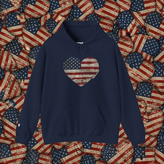 The Flag Is In Your Heart Hoodie