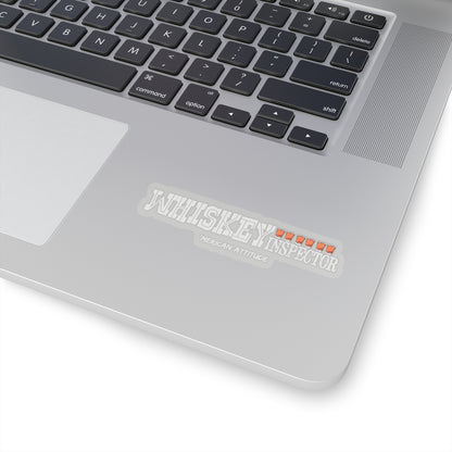 Whiskey Inspector Sticker (White)