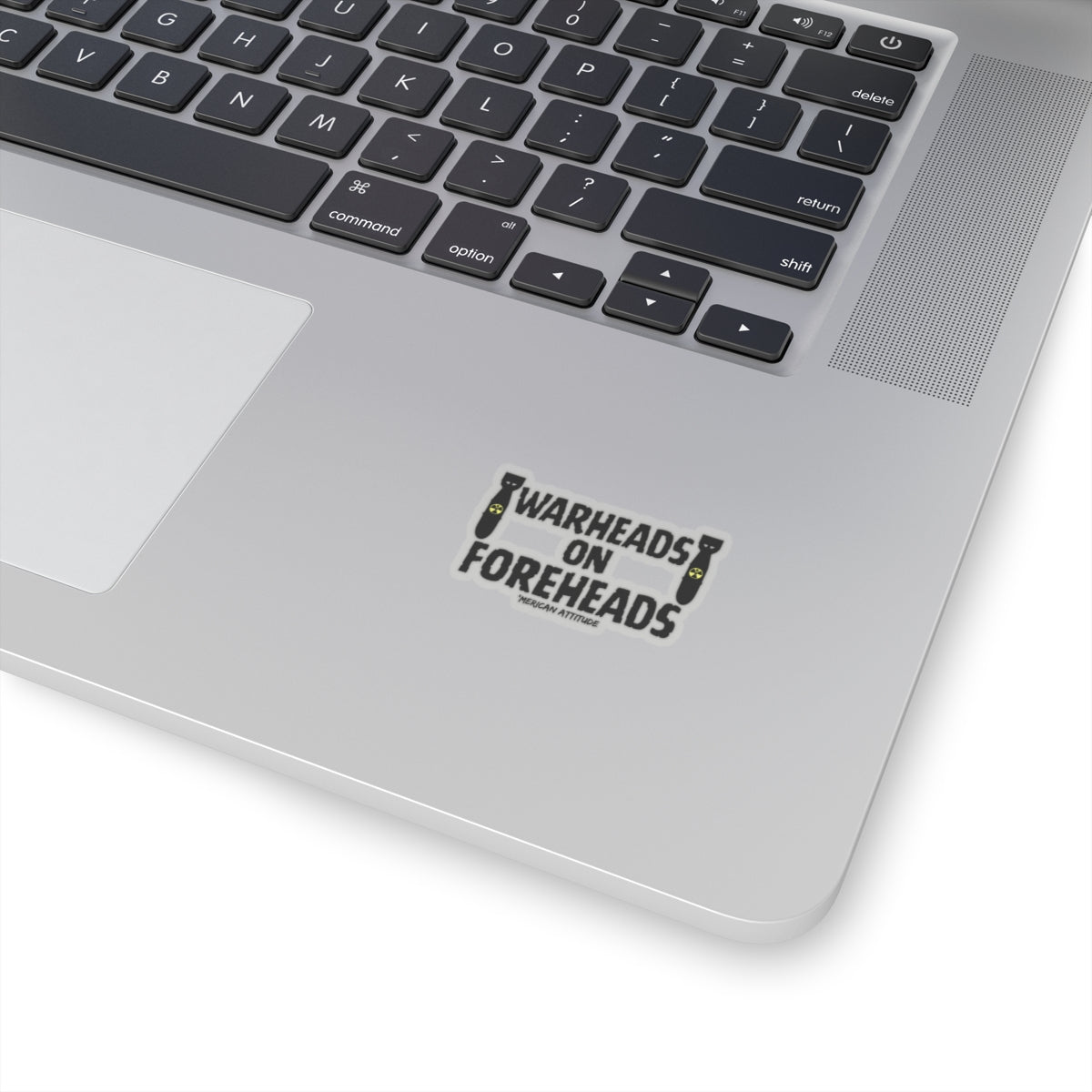 Warheads on Foreheads Sticker (Black)