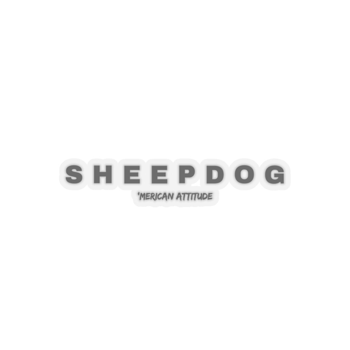SHEEPDOG Sticker (Black)
