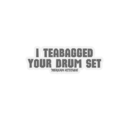 Drum Set Sticker (Black)