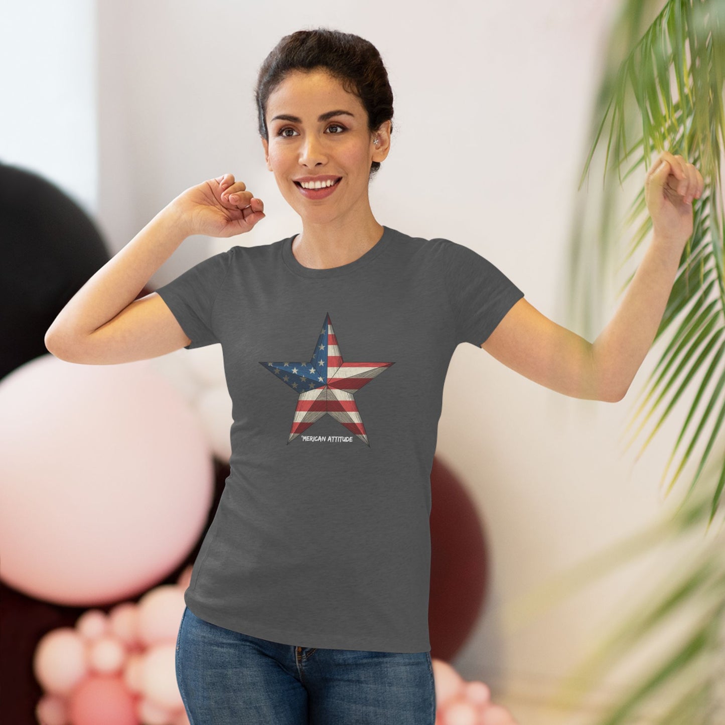 'Merican Star 1 T-shirt (Women)