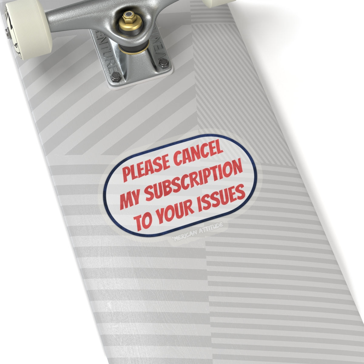 Please Cancel Sticker (White)
