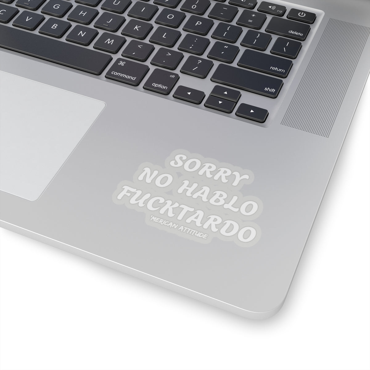Sorry No Hablo Sticker (White)