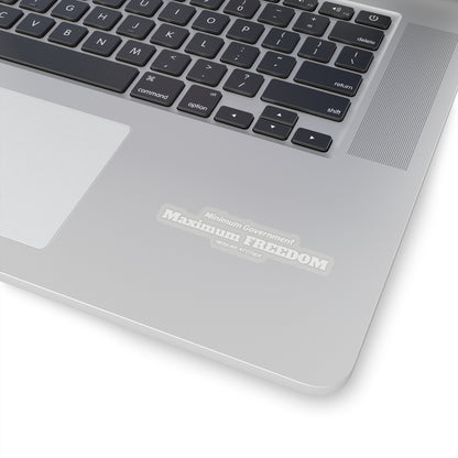 Max Freedom Sticker (White)