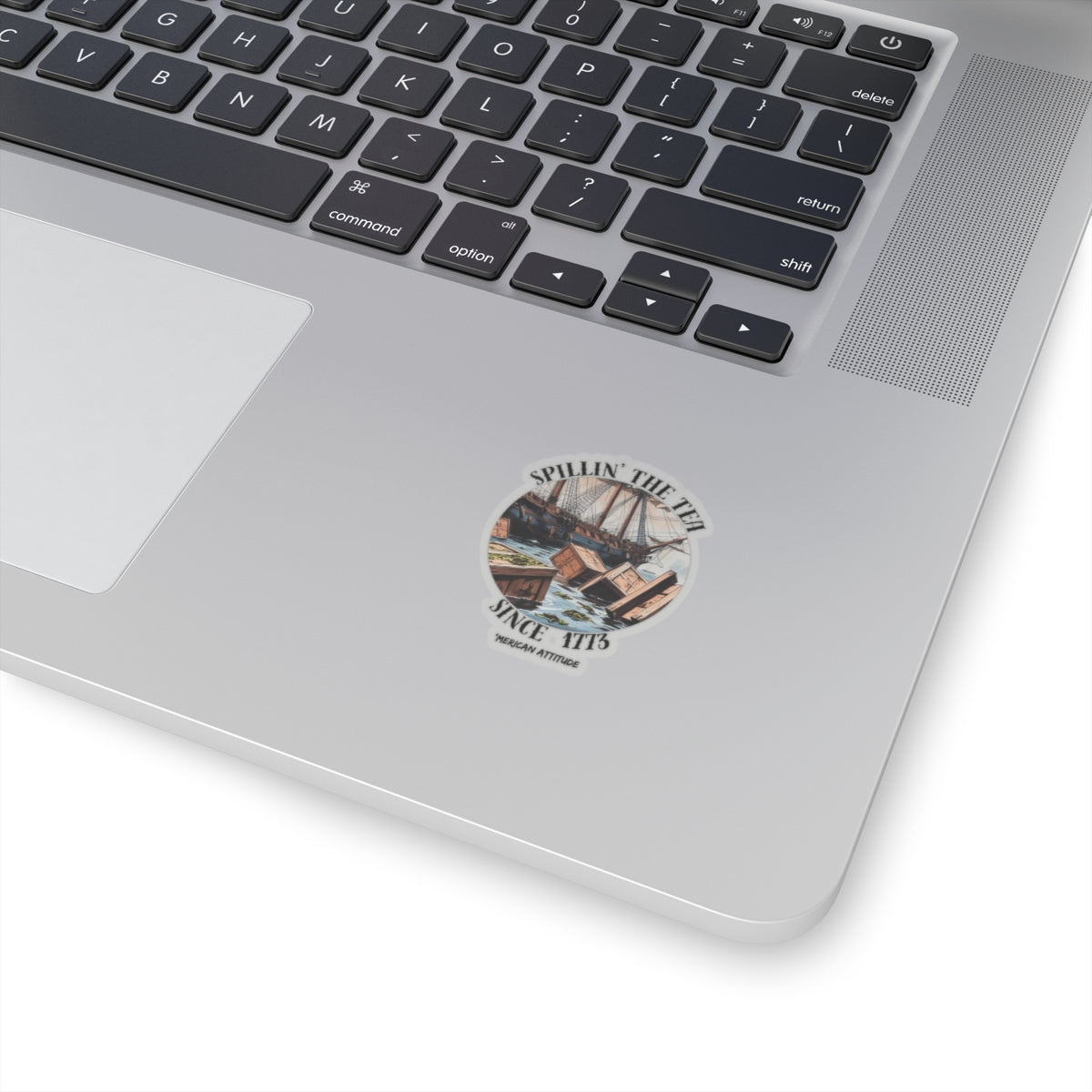 Spillin' The Tea Sticker (Black)
