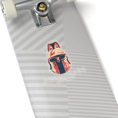 Molon Labe 1 Sticker (White)
