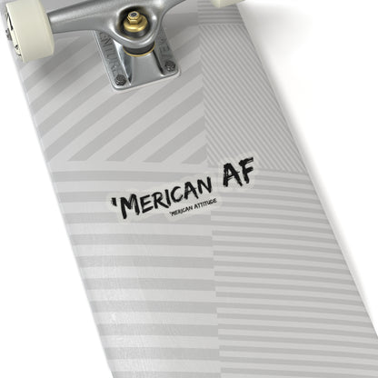 'Merican AF Sticker (Black)