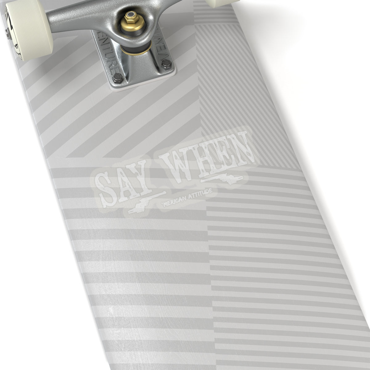 Say When Sticker (White)