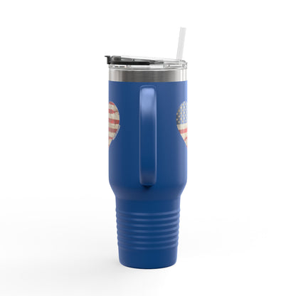 The Flag Is In Your Heart Tumbler (40oz)