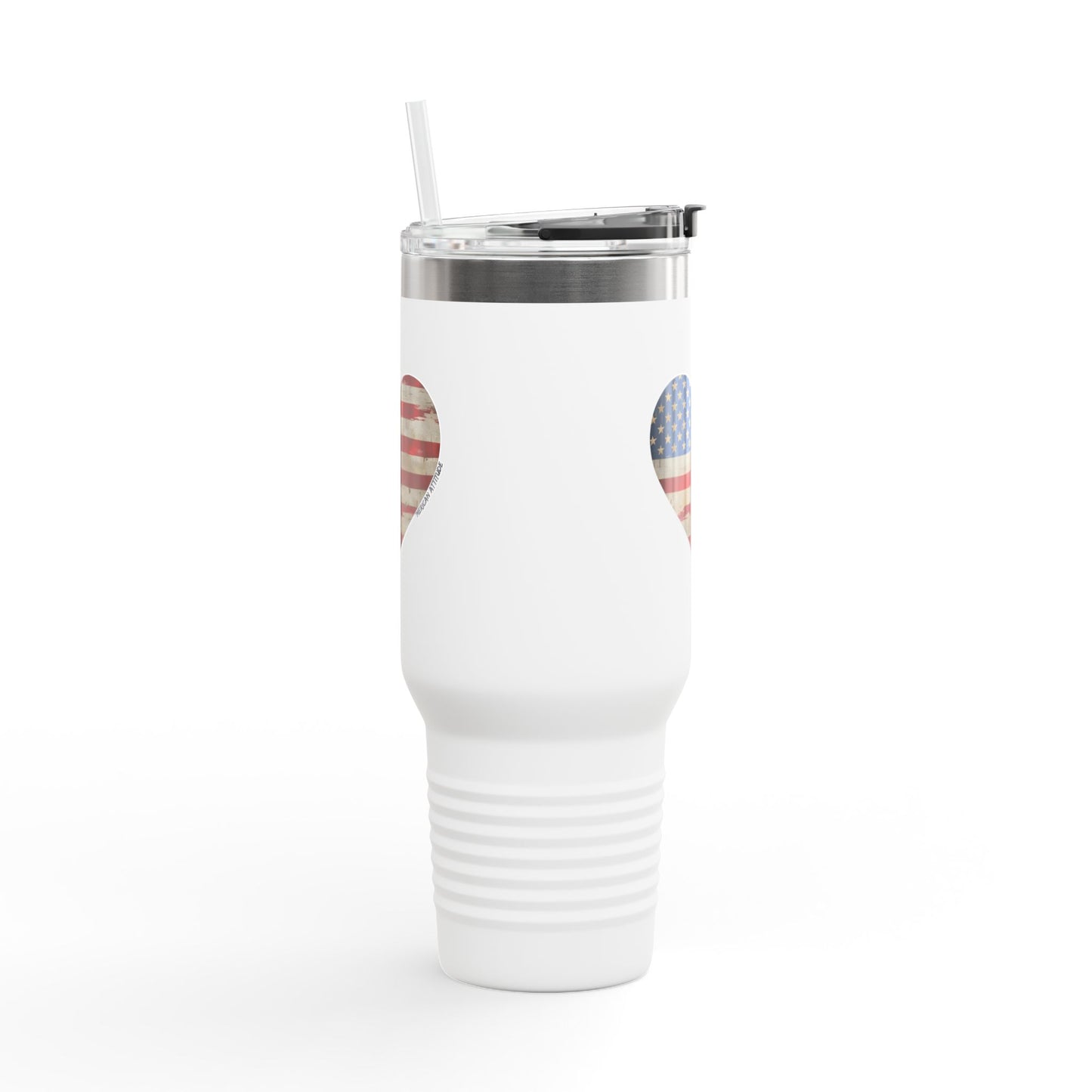The Flag Is In Your Heart Tumbler (40oz)