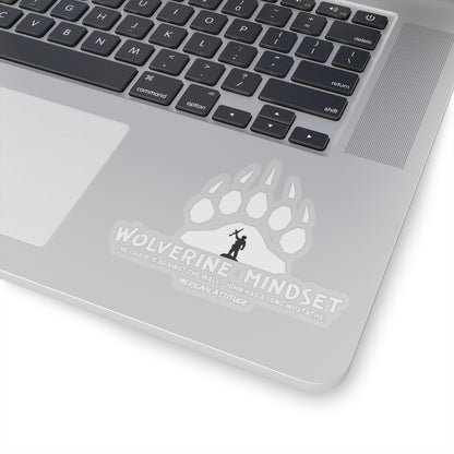 Wolverine Mindset Sticker (White)