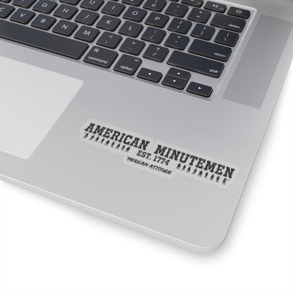 American Minutemen Sticker (Black)