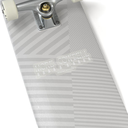 More Cowbell Sticker (White)