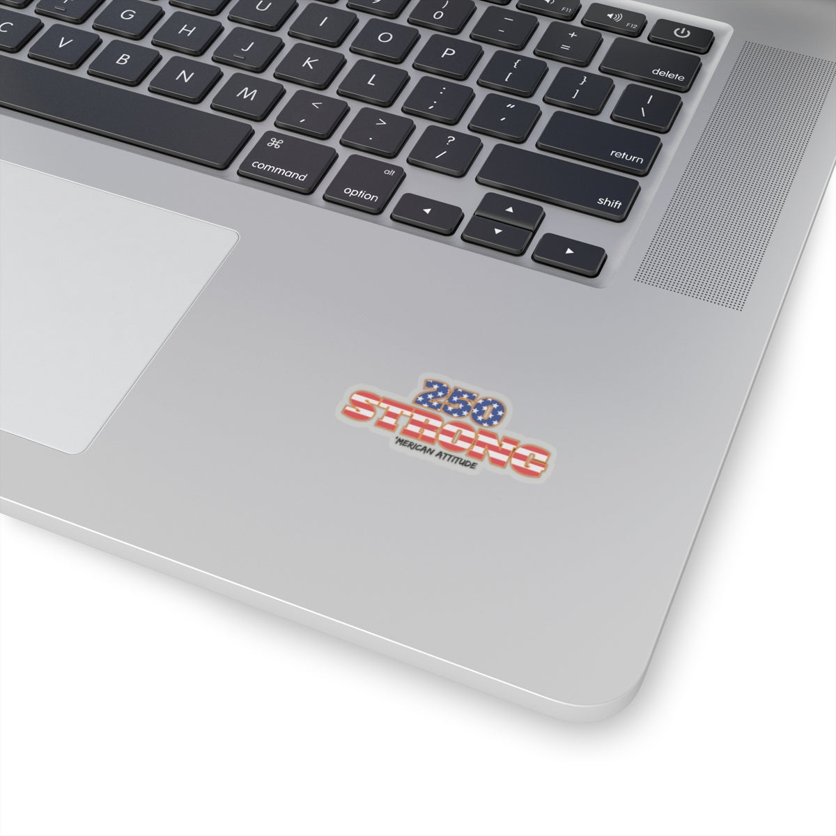 250 STRONG  Sticker 2 (Black)