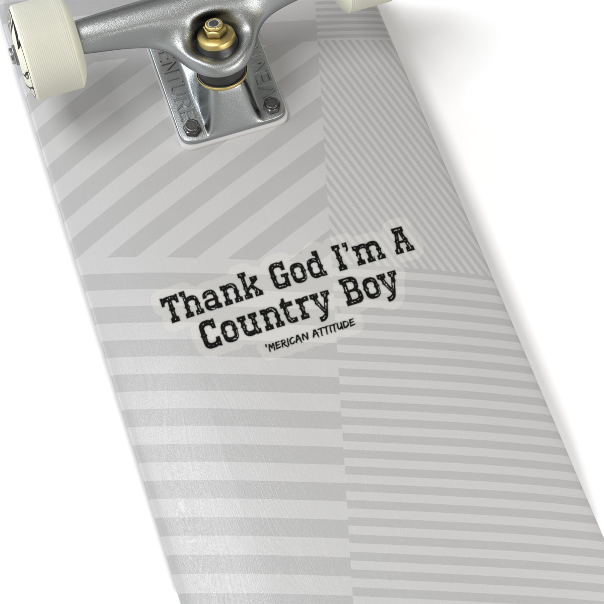 Country Boy Sticker (Black)