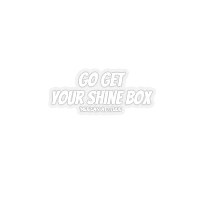 Shine Box Sticker (White)