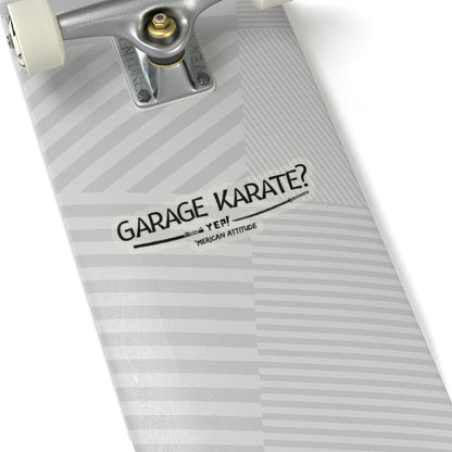 Garage Karate? Sticker (Black)
