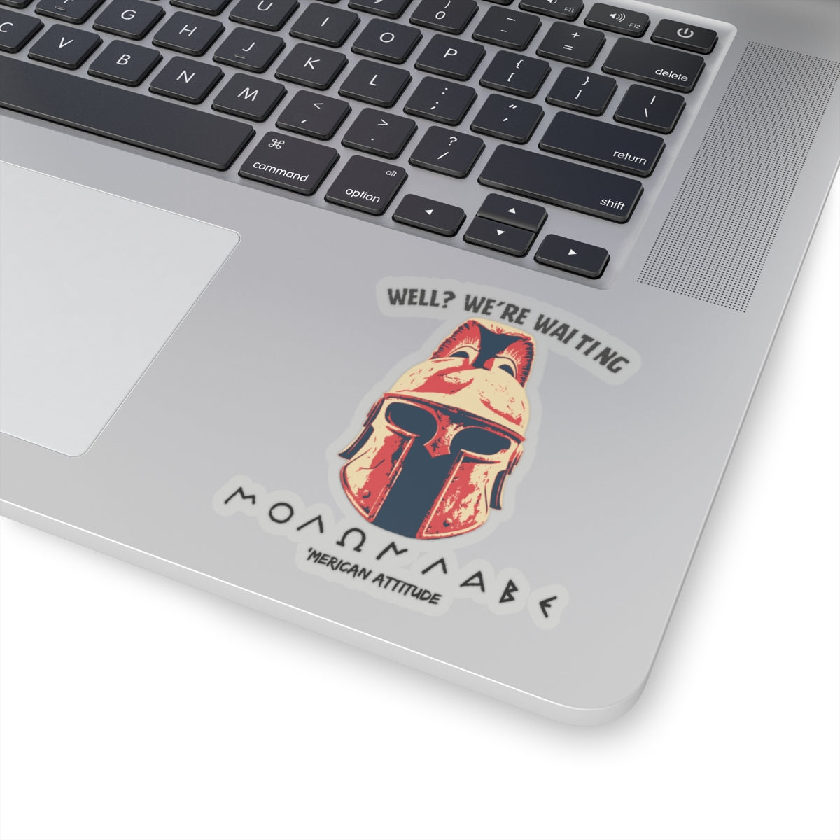 Molon Labe 2 Sticker (Black)