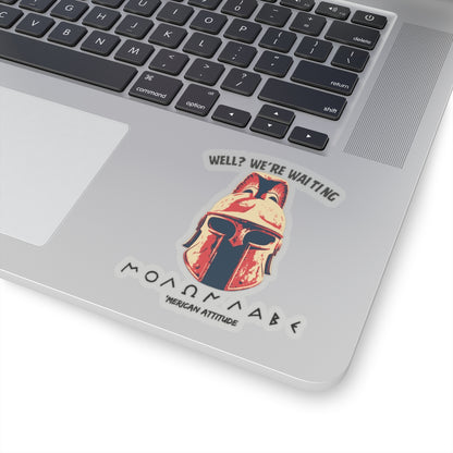 Molon Labe 2 Sticker (Black)