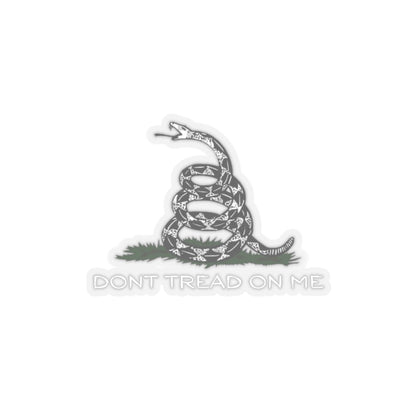 Gadsden Sticker (White)