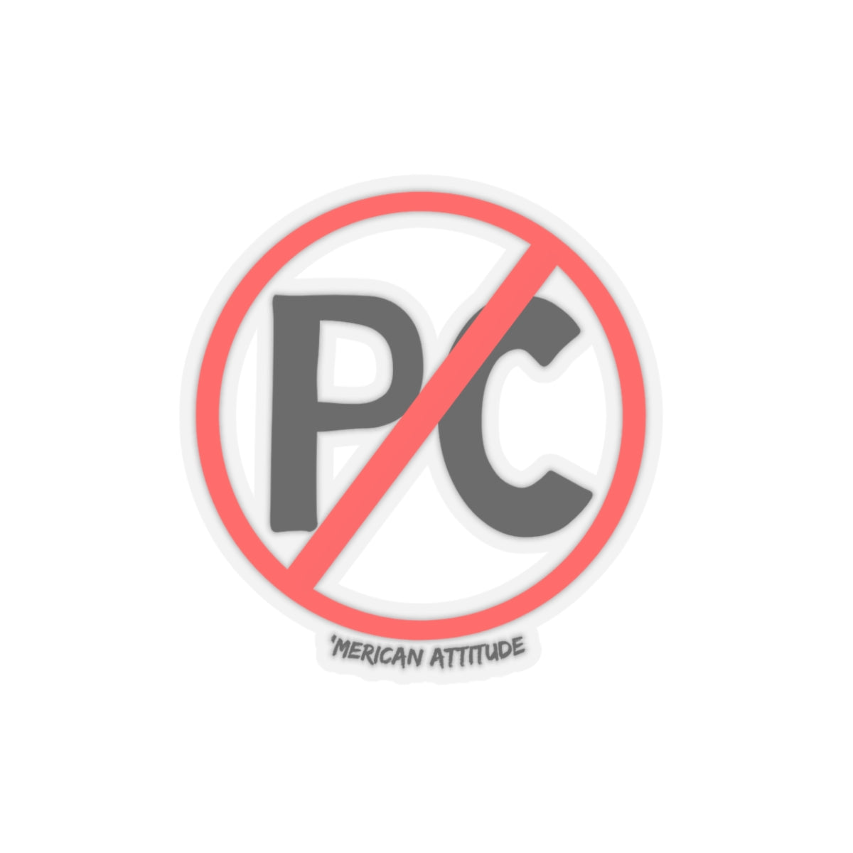 No PC Sticker (Black)