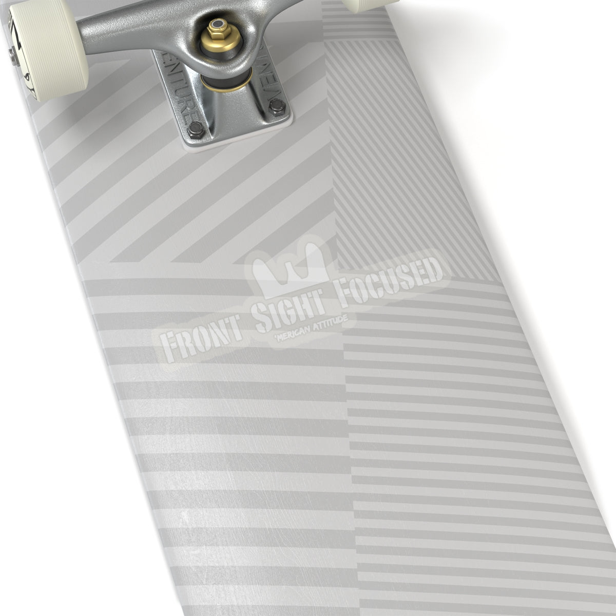 Front Sight Focused Sticker (White)