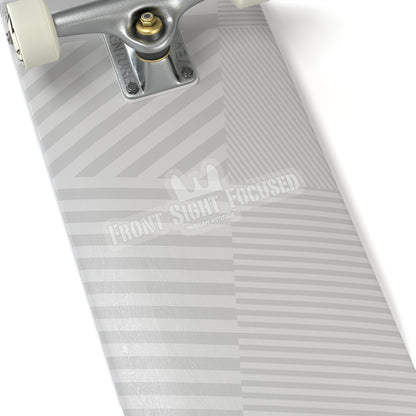 Front Sight Focused Sticker (White)