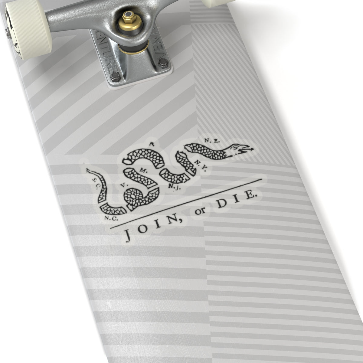 Join, or Die Sticker (Black)
