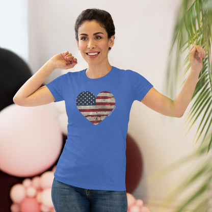 The Flag Is In Your Heart T-shirt (Women)