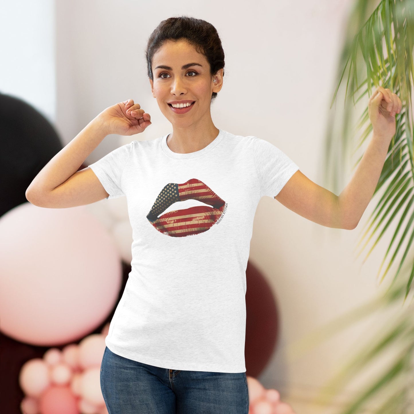 'Merican Kiss T-shirt (Women)