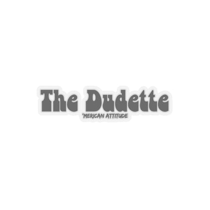 The Dudette Sticker (Black)