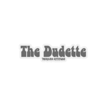 The Dudette Sticker (Black)