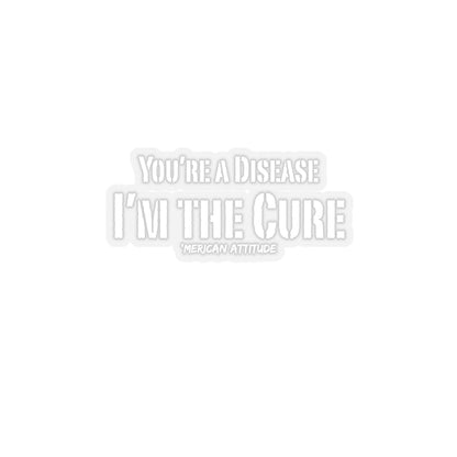 The Cure Sticker (White)