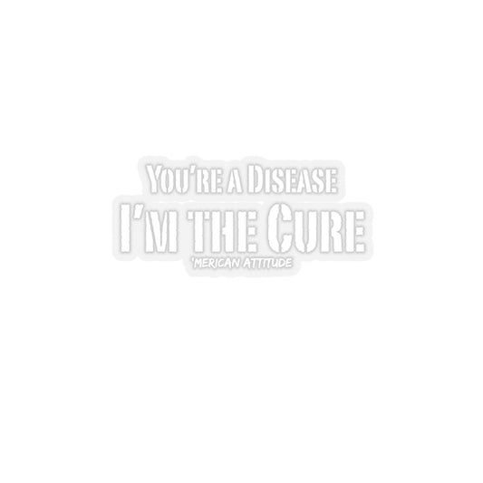 The Cure Sticker (White)