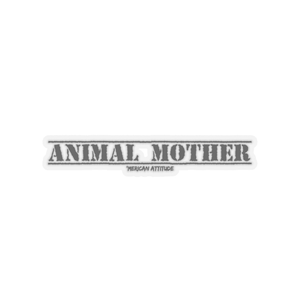 Animal Mother Sticker (Black)