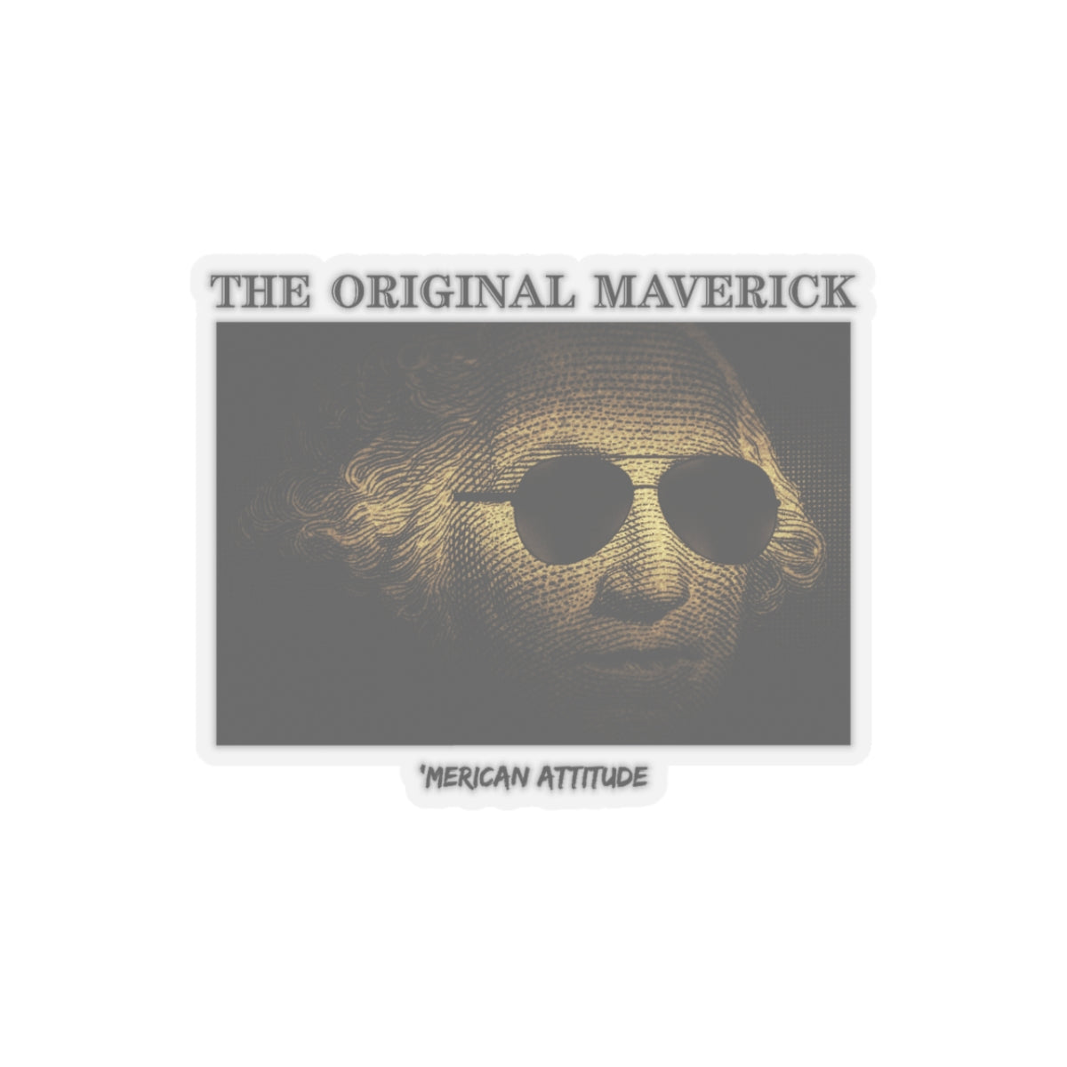 The Original Maverick Sticker (Black)