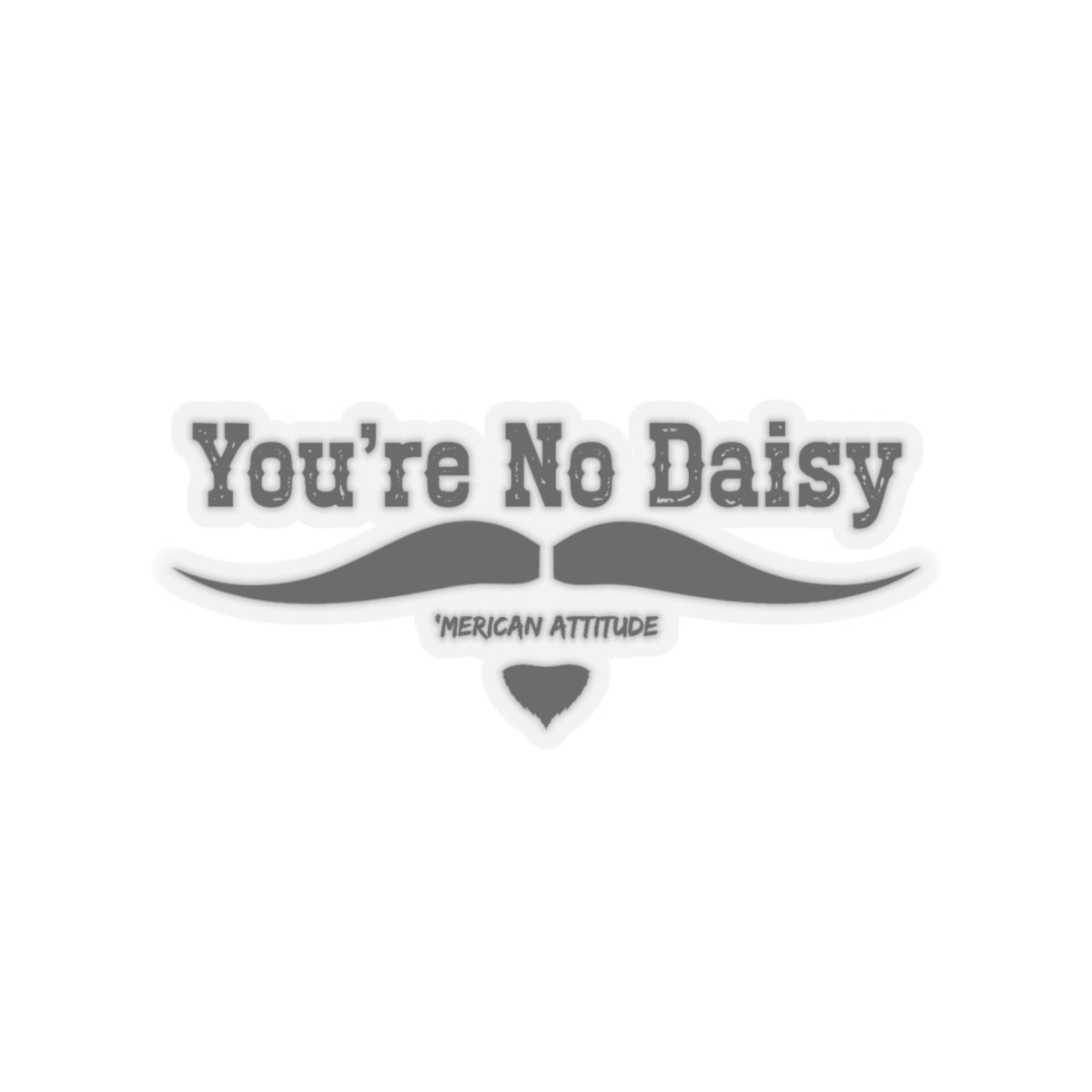 No Daisy Sticker (Black)