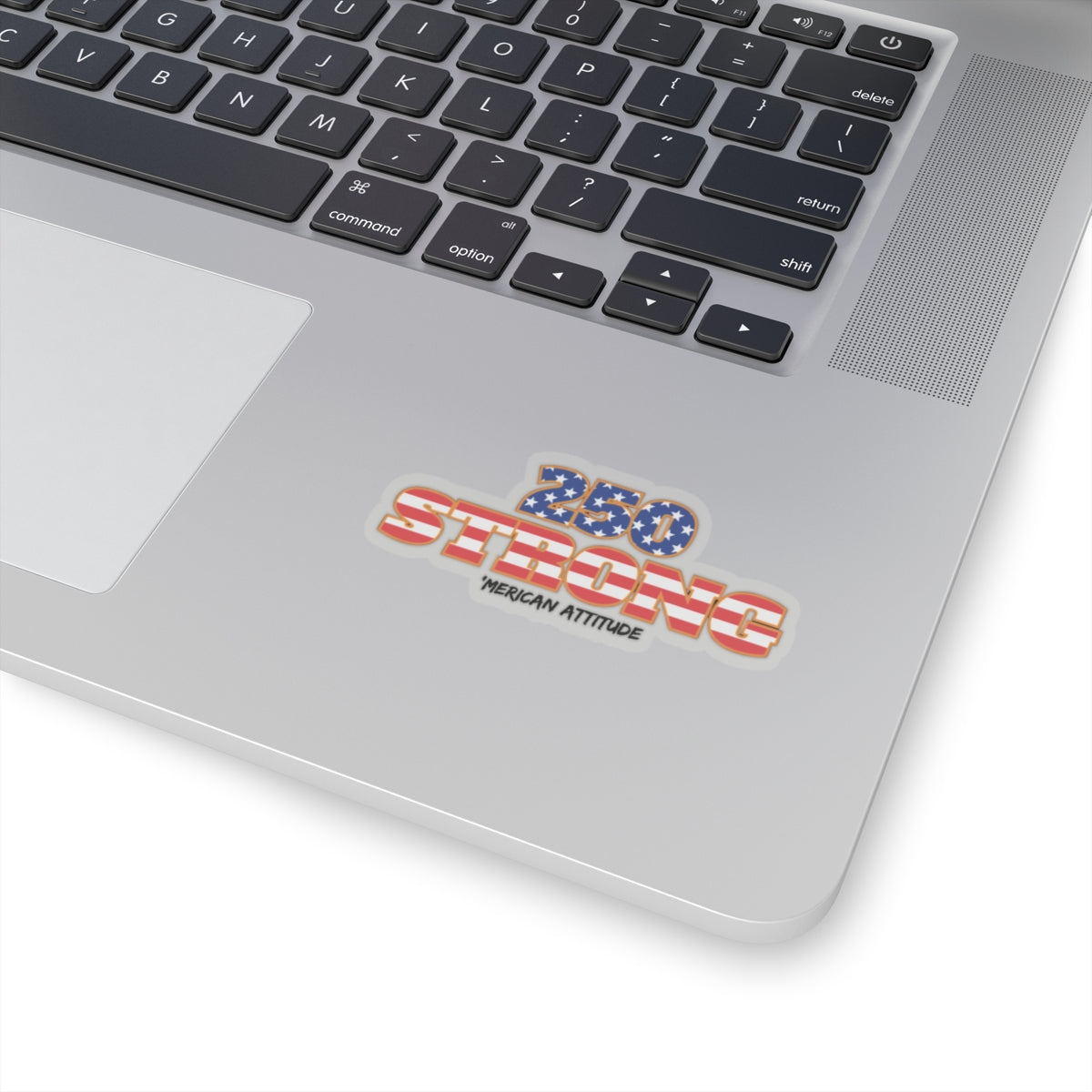 250 STRONG  Sticker 2 (Black)