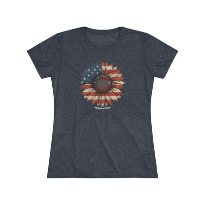 Old Glory Sunflower T-shirt (Women)