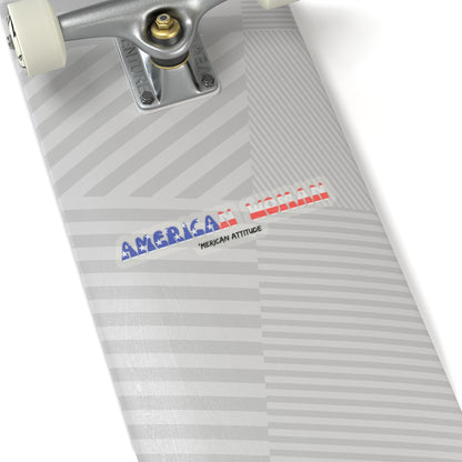 American Woman Sticker (Black)