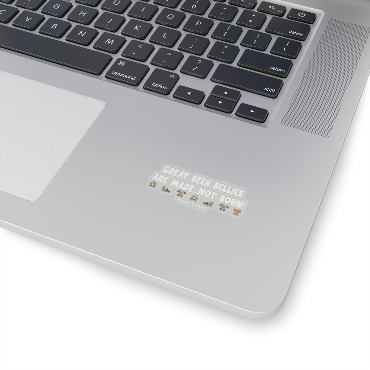 Great Beer Bellies Sticker (White)