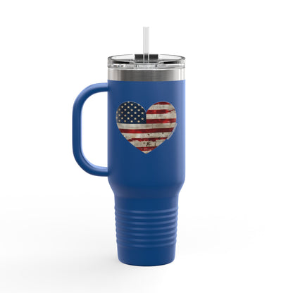The Flag Is In Your Heart Tumbler (40oz)