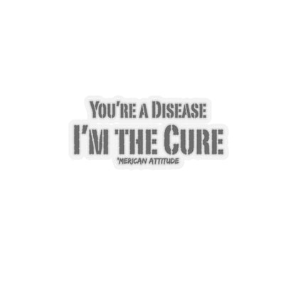 The Cure Sticker (Black)
