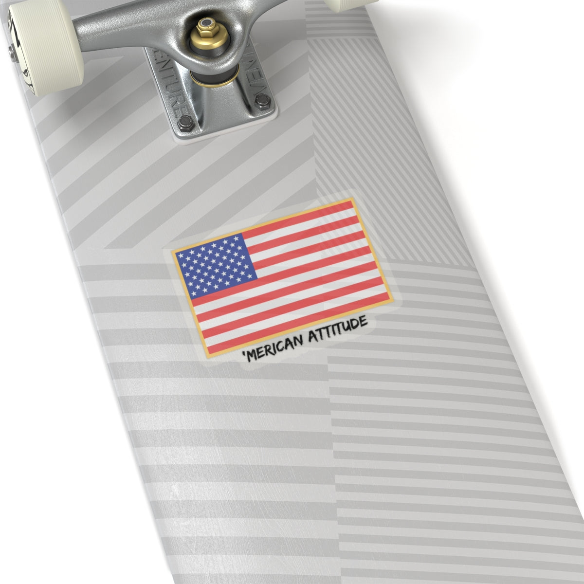 Old Glory Sticker (Black)