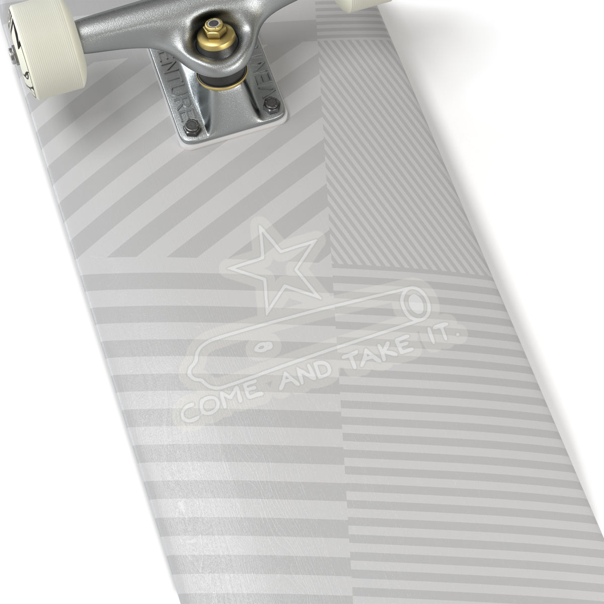 Come And Take It Cannon Sticker (White)