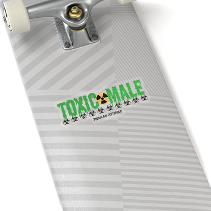 Toxic Male  Sticker (Black)