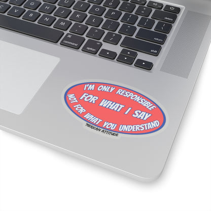 Responsible Sticker (Black)