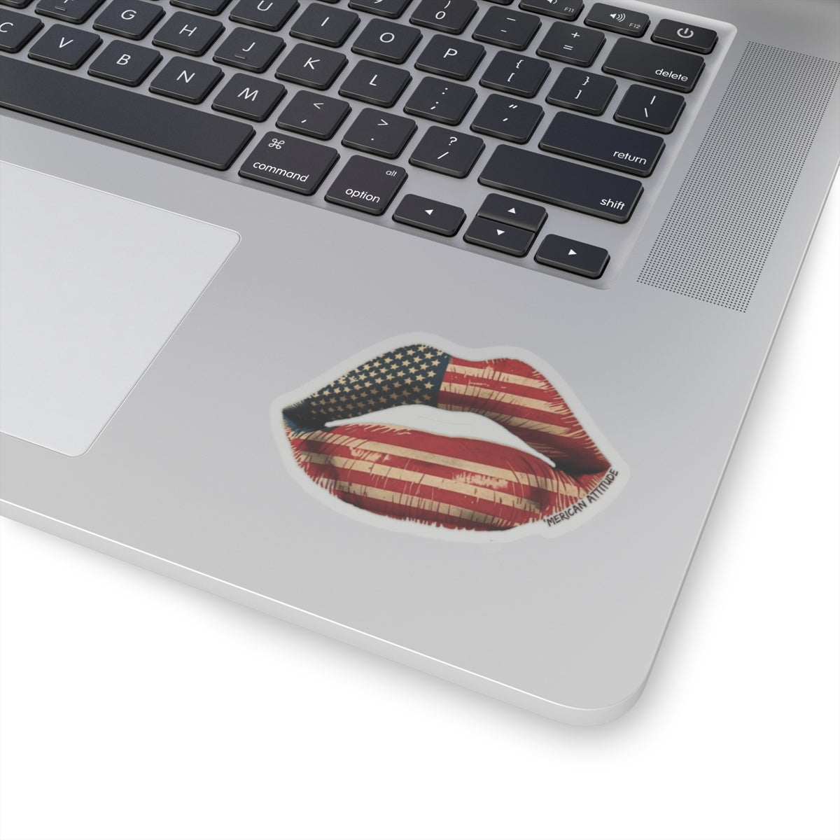 Merican Kiss Sticker (Black)