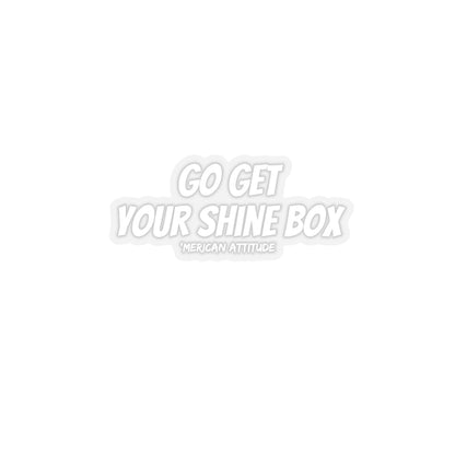 Shine Box Sticker (White)